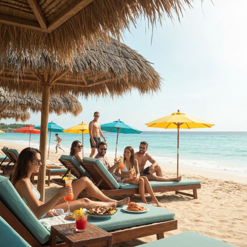 Mango Deck beach club atmosphere