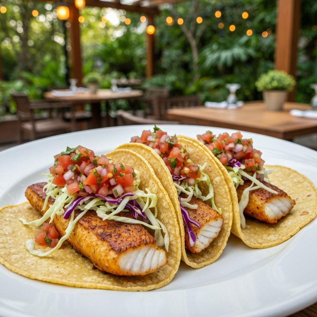 Tacos Gardenias fish tacos