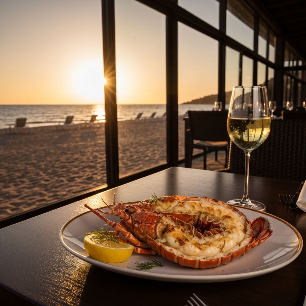 Fresh lobster at The Lobster Shack
