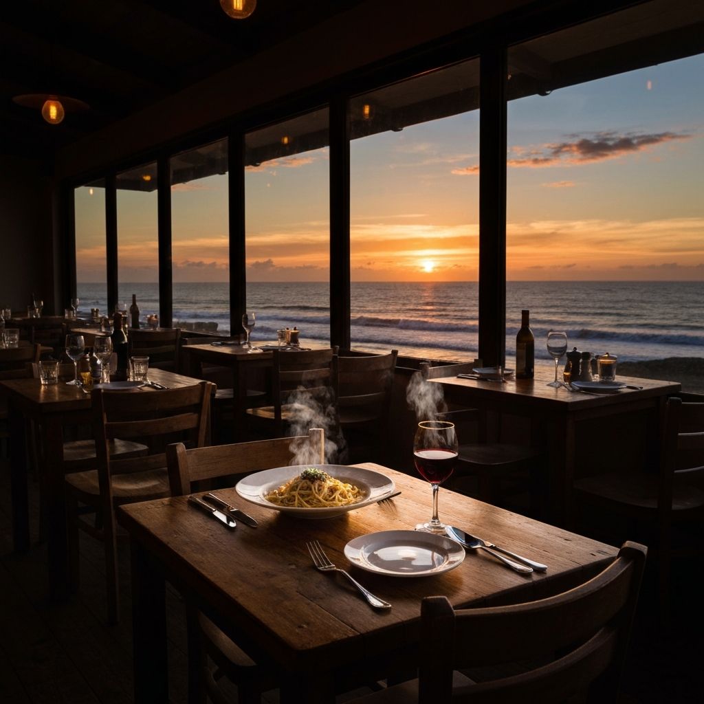 Sunset dining at Mona Lisa